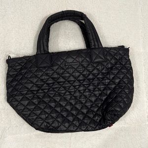 MZ WALLACE - Black Small Metro Tote Deluxe